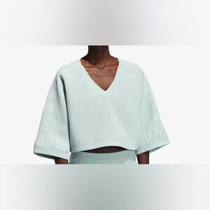 IVY PARK ADIDAS ORIGINALS X KNITTED PARK JERSEY - (S) Ptp 22” GREEN TINT